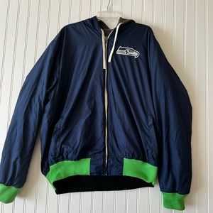 Seattle Seahawks Reversible Jacket Zip Up